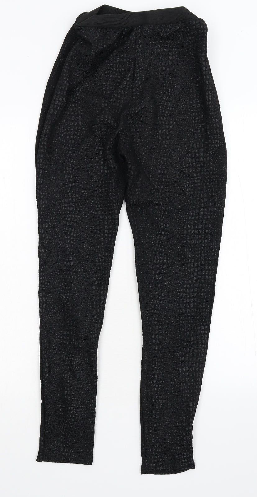 Preworn Womens Black   Carrot Leggings Size 12 L27 in