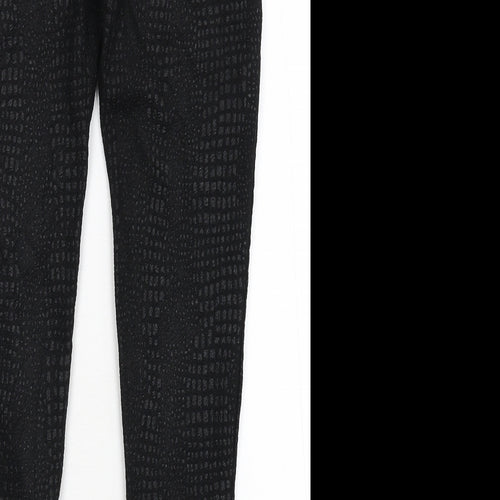 Preworn Womens Black   Carrot Leggings Size 12 L27 in