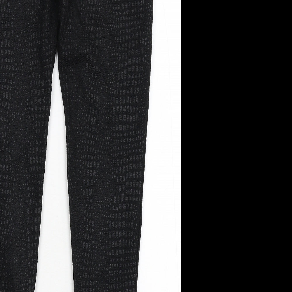 Preworn Womens Black   Carrot Leggings Size 12 L27 in