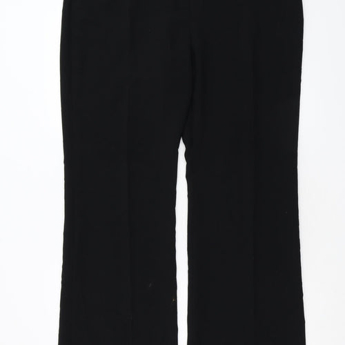 Preworn Womens Black   Trousers  Size 16 L29 in
