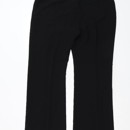 Preworn Womens Black   Trousers  Size 16 L29 in
