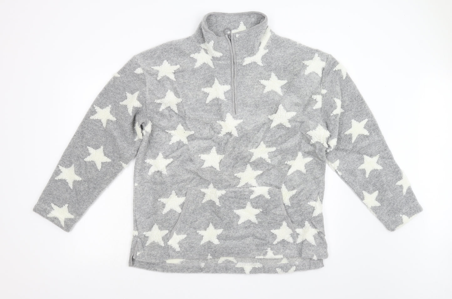 NEXT Womens Grey Geometric  Top Pyjama Top Size L