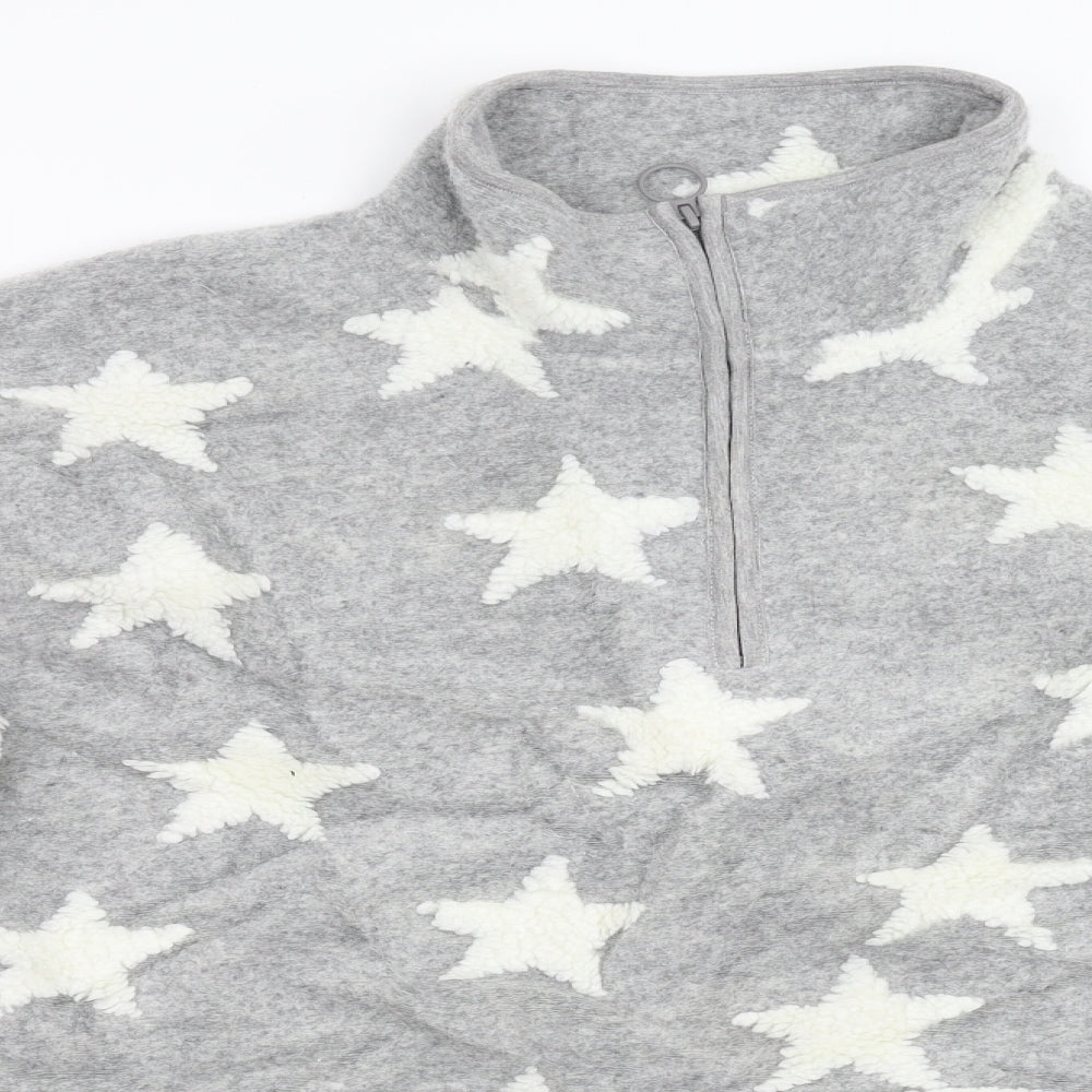 NEXT Womens Grey Geometric  Top Pyjama Top Size L