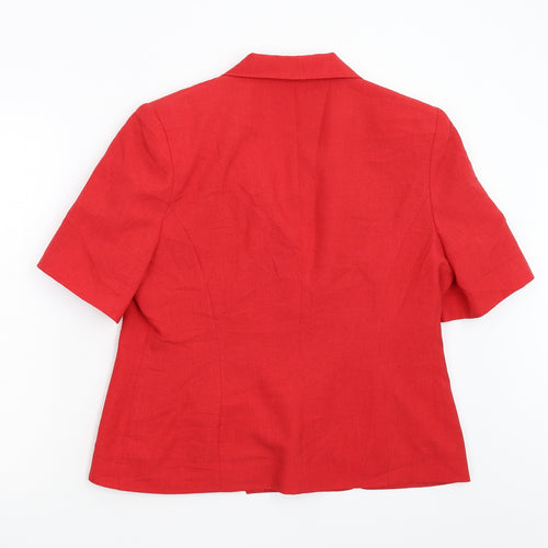 Isabelle Womens Red   Jacket  Size 16