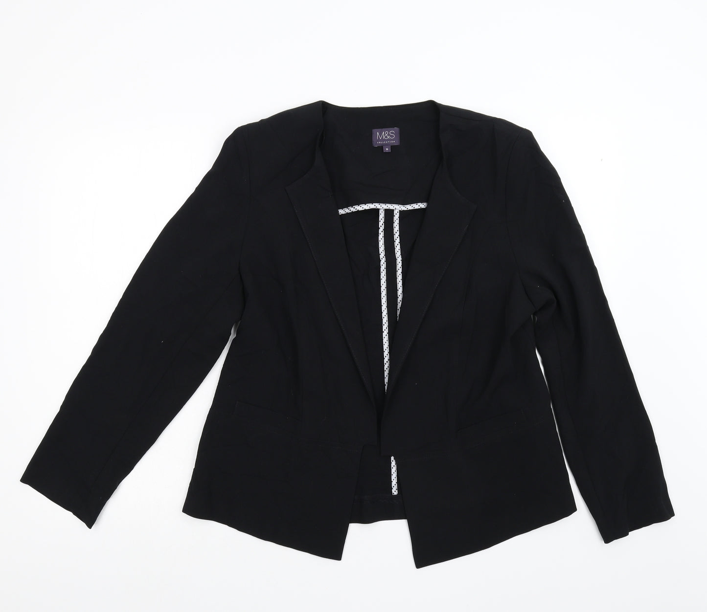 Marks and Spencer Womens Black   Jacket  Size 16