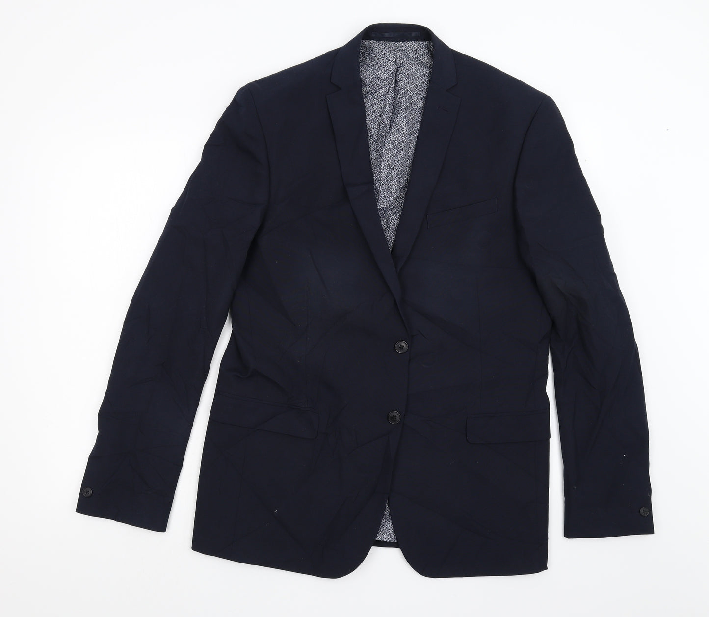 Red Herring Mens Blue   Jacket Suit Jacket Size 42