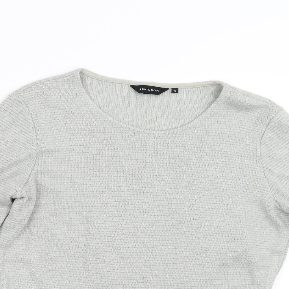 New Look Womens Grey   Pullover Jumper Size 12