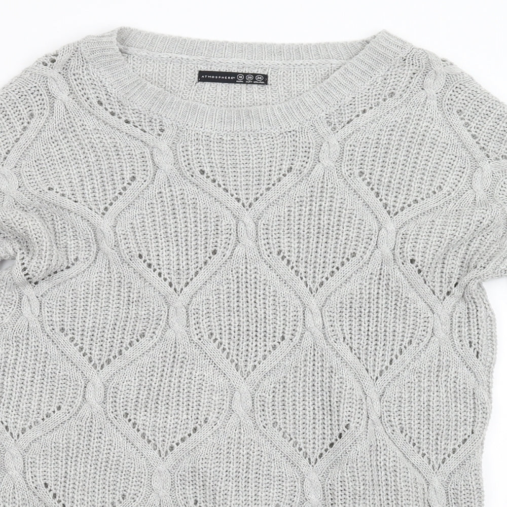 Primark Womens Grey   Pullover Jumper Size 10