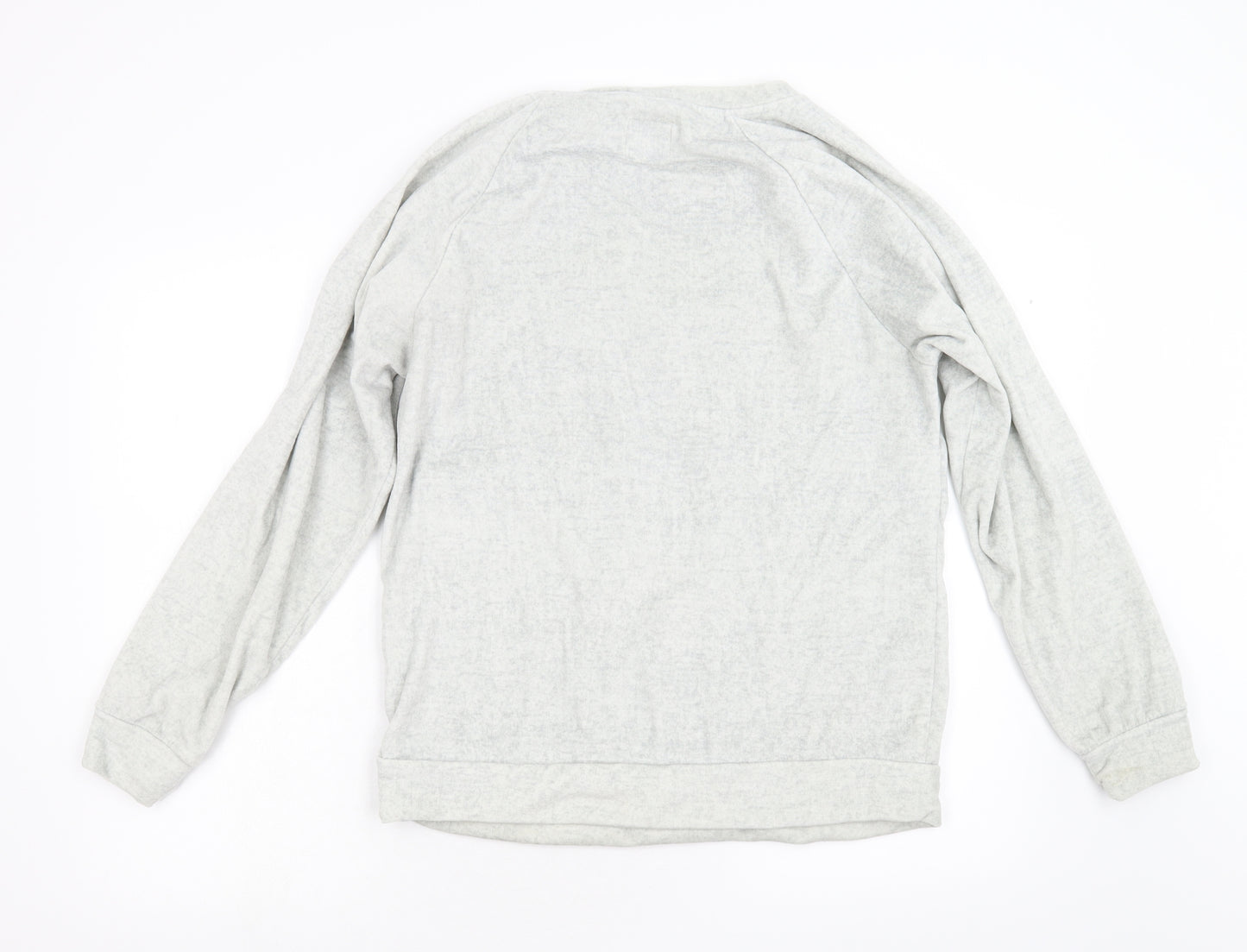 Primark Womens Grey Solid  Top Pyjama Top Size S  - Mickey Mouse