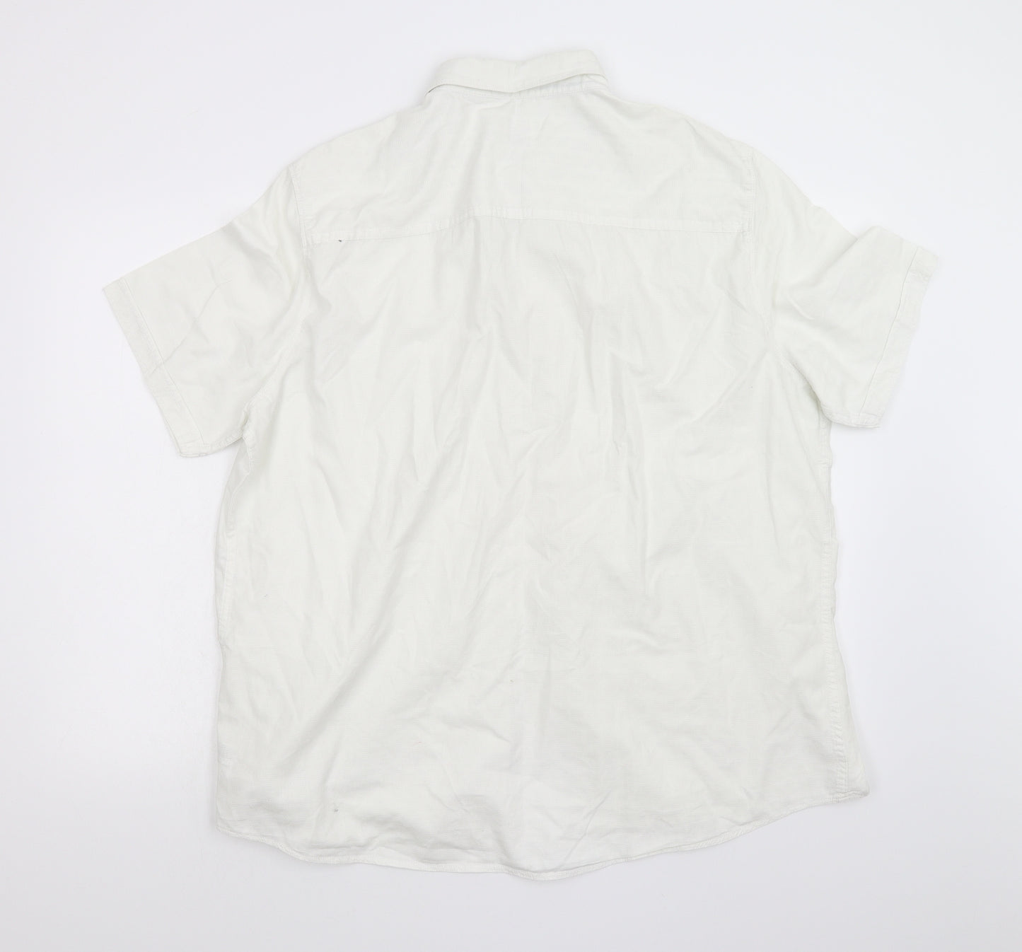 NEXT Mens White    Button-Up Size 2XL