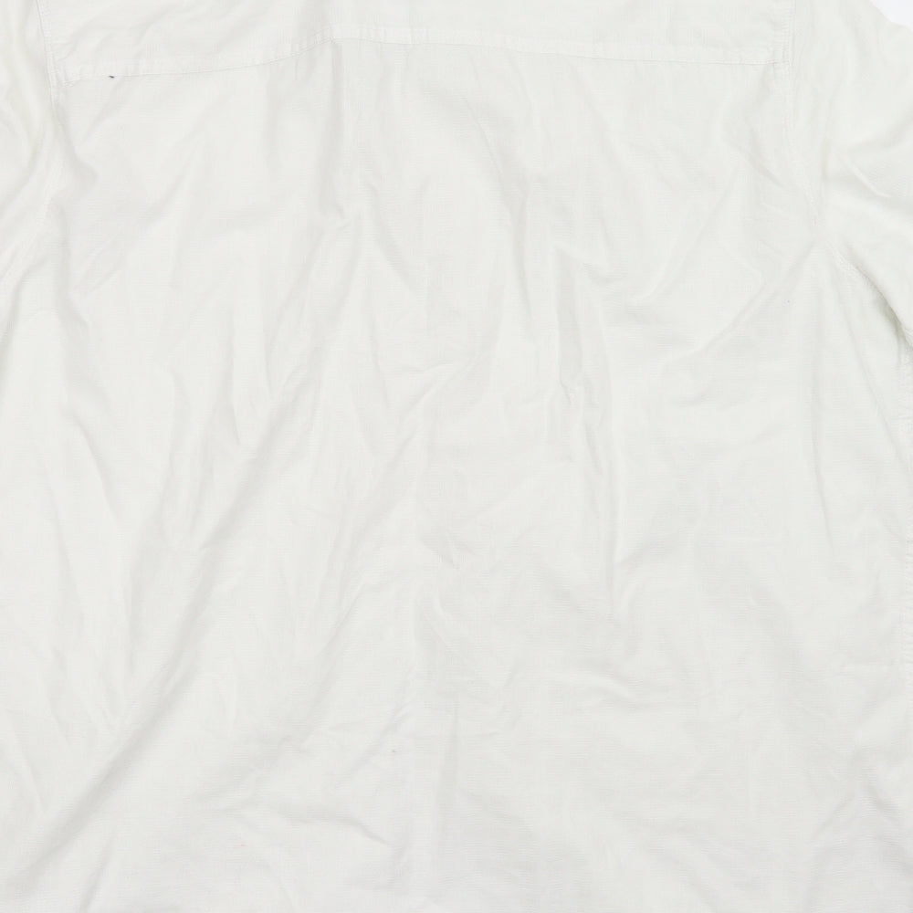 NEXT Mens White    Button-Up Size 2XL