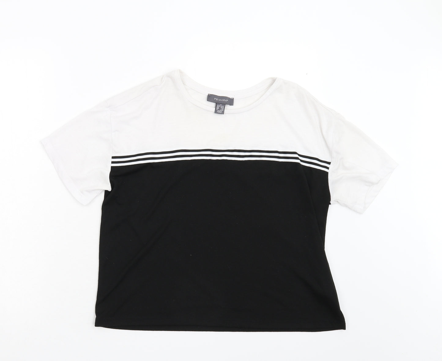 Primark Womens Black   Basic T-Shirt Size S
