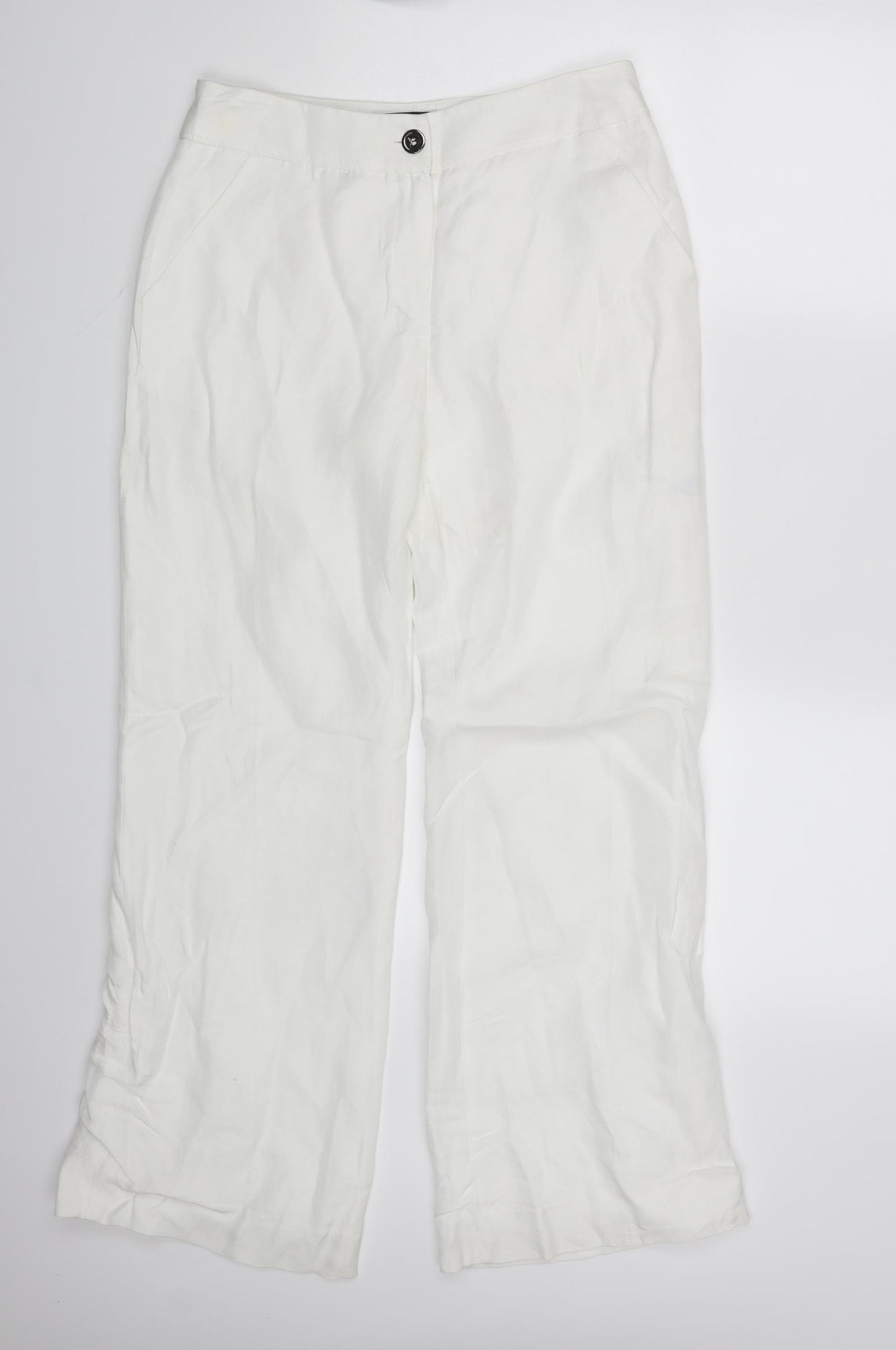 Autograph Womens White   Sweatpants Trousers Size 10 L27 in