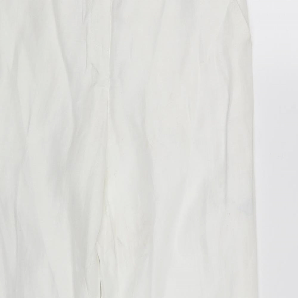 Autograph Womens White   Sweatpants Trousers Size 10 L27 in