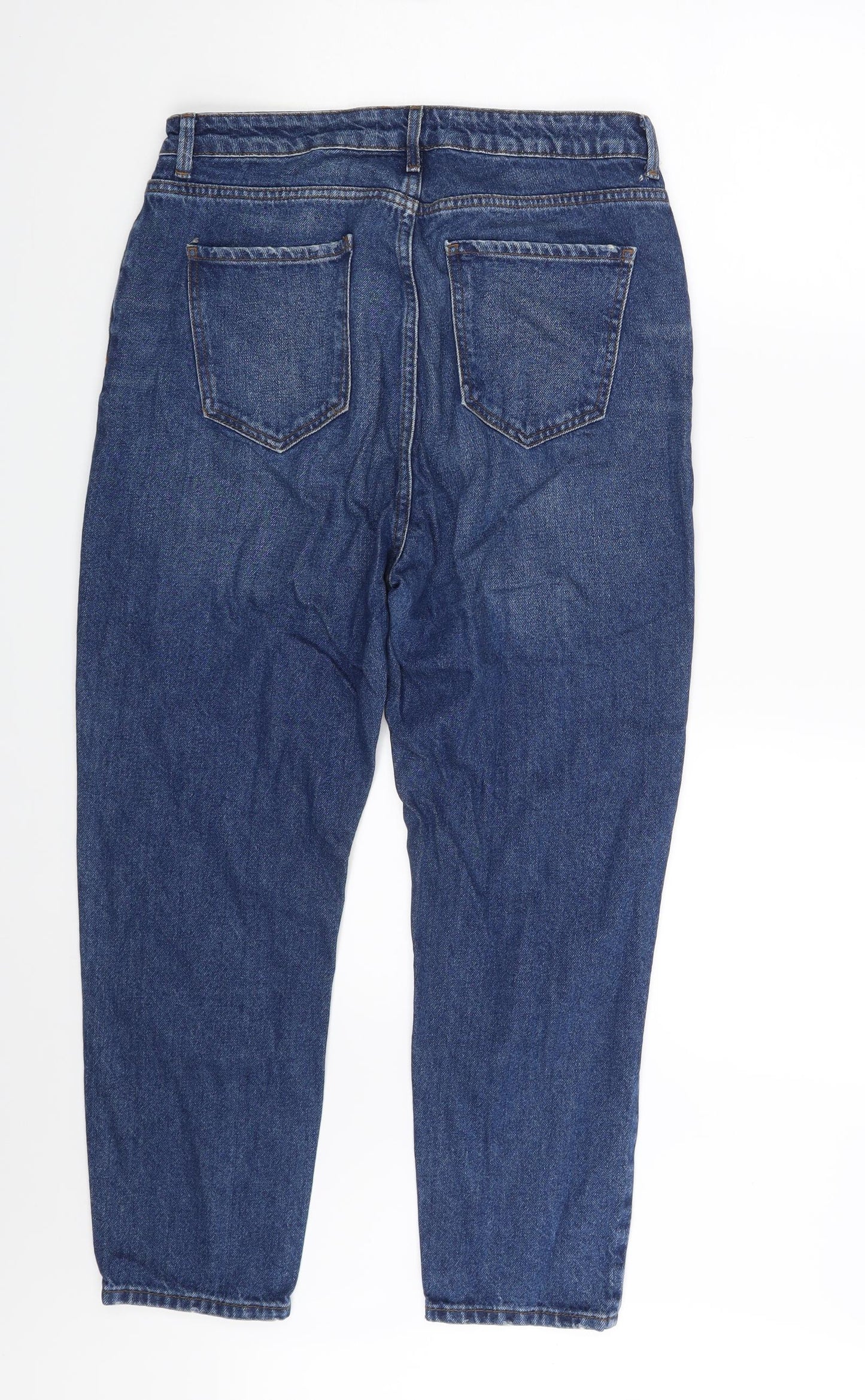 New Look Womens Blue  Denim Straight Jeans Size 12 L23 in