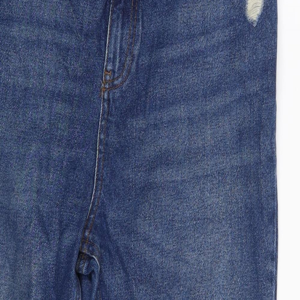 New Look Womens Blue  Denim Straight Jeans Size 12 L23 in