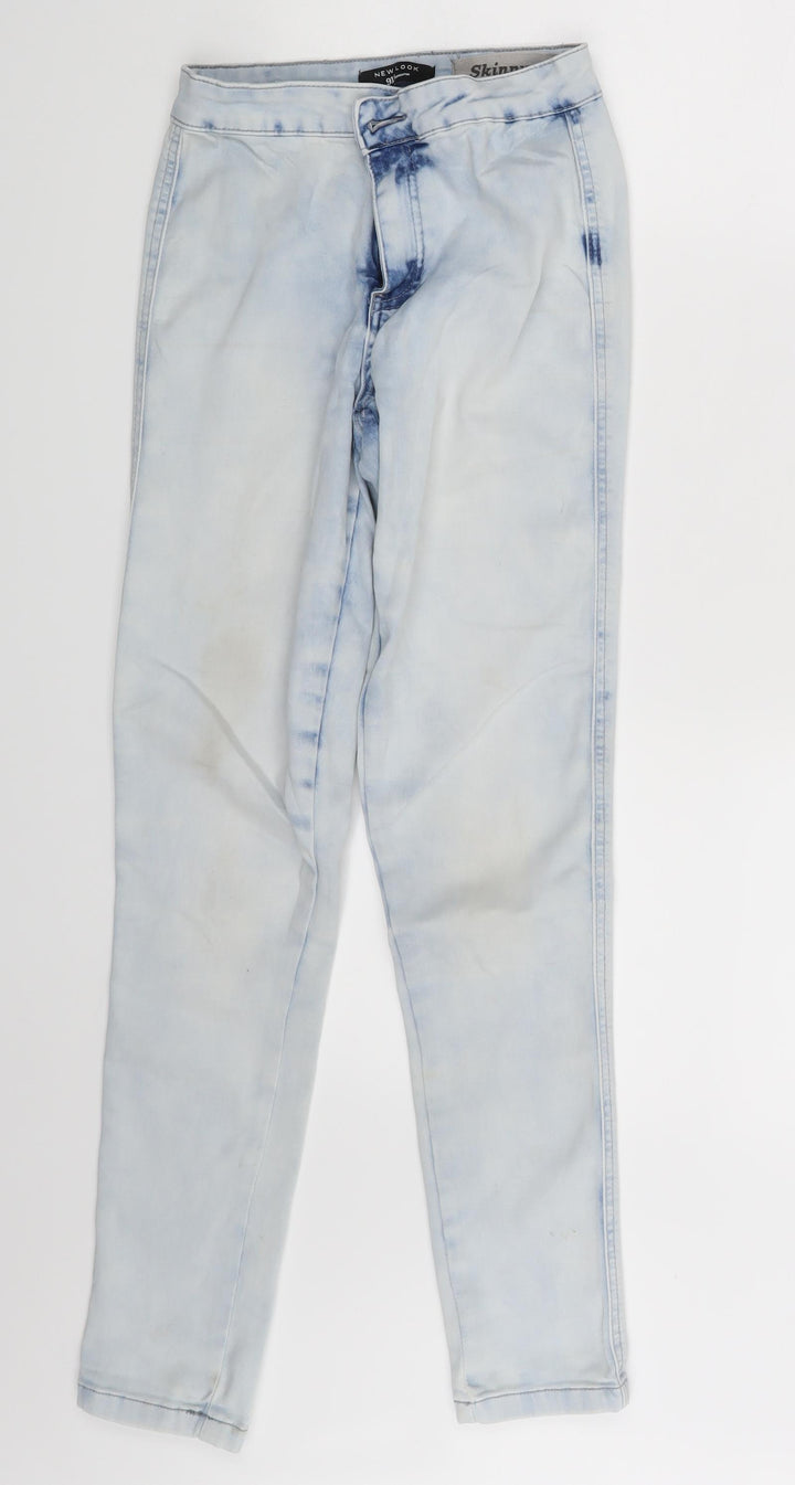 New Look Girls Blue Denim Skinny Jeans Size 12 Years