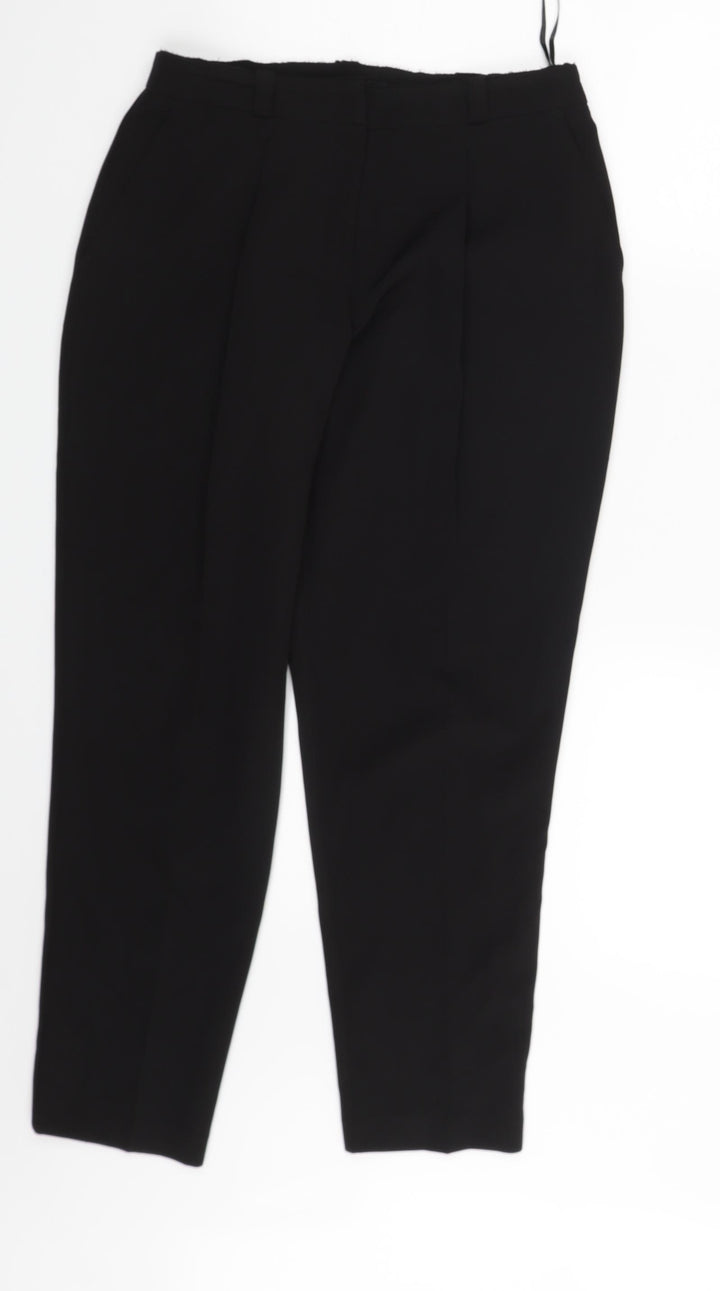 New Look Womens Black Trousers Size 8 L25 in