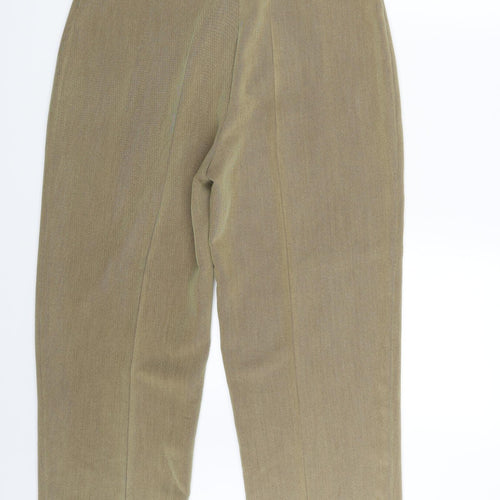 Saint-Honore Womens Gold   Trousers  Size 16 L24.5 in