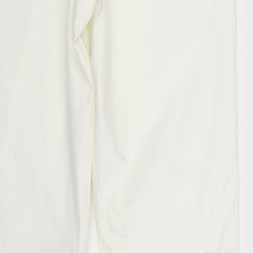 Denim & Co. Womens Ivory  Denim Skinny Jeans Size 10 L26.5 in
