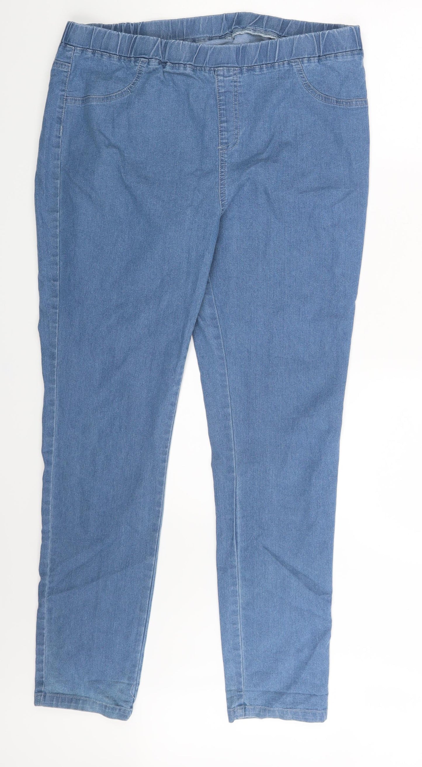 Avon Womens Blue  Denim Jegging Leggings Size 18 L28.5 in