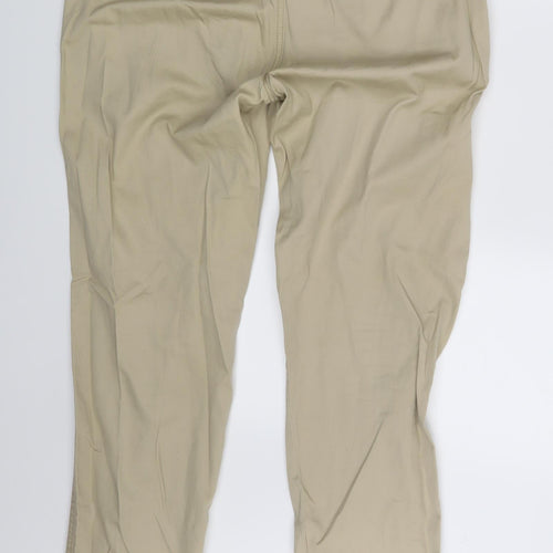 New Look Womens Beige   Chino Trousers Size 14 L30 in