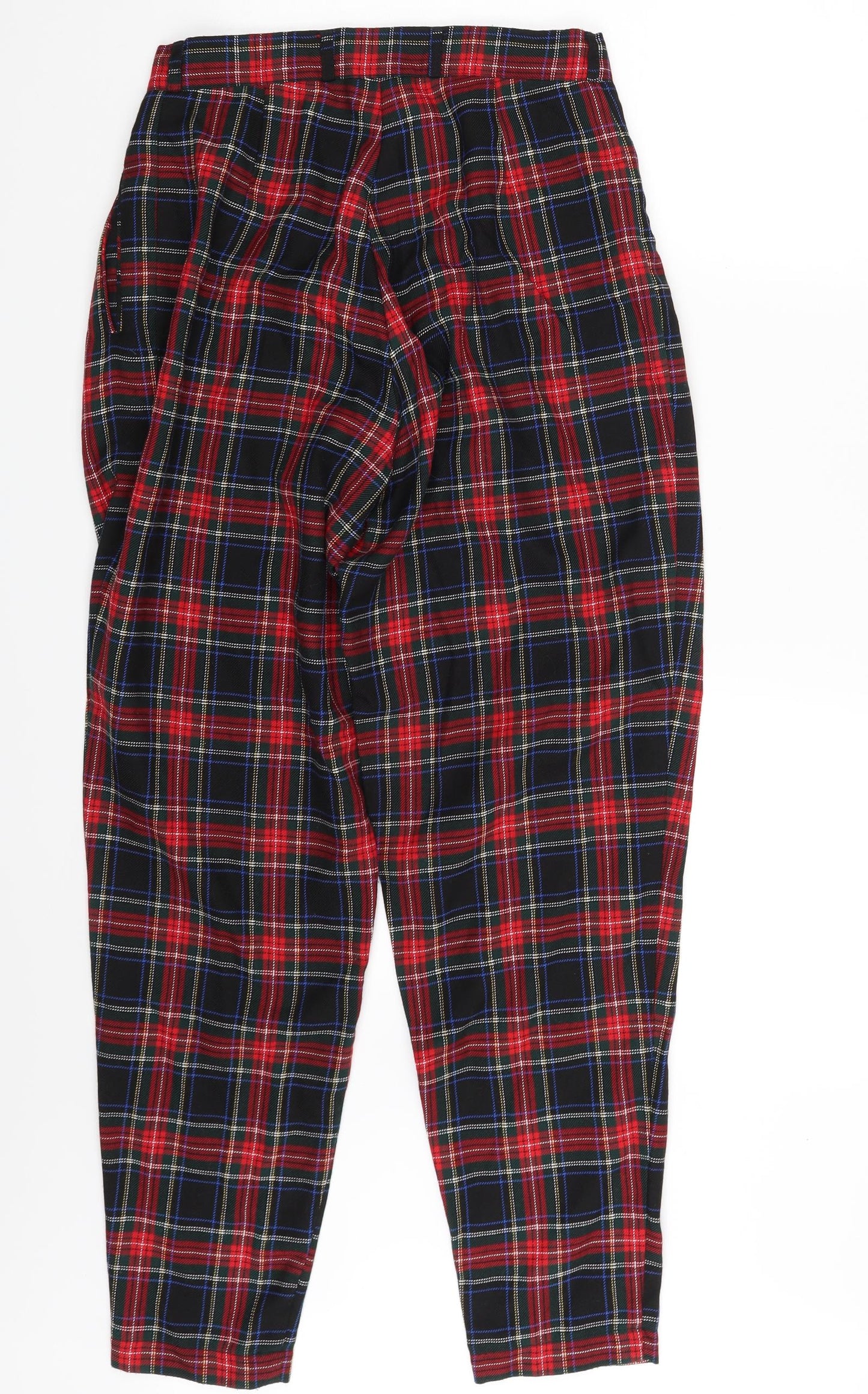 Preworn Womens Multicoloured Check  Sweatpants Trousers Size M L28 in