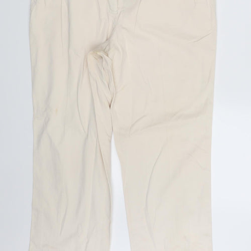 Bianca Womens Ivory   Trousers  Size 14 L28 in