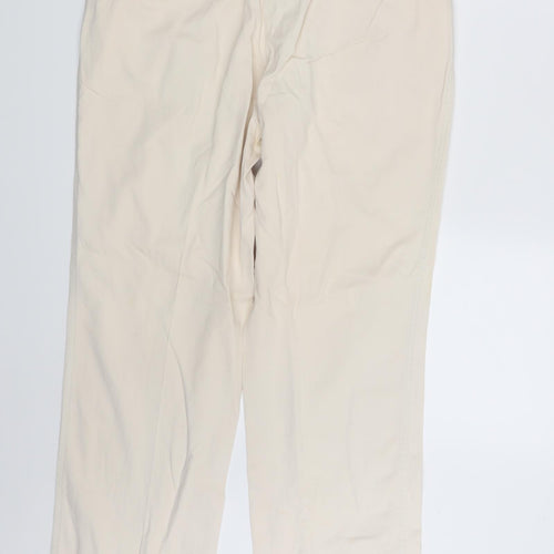 Bianca Womens Ivory   Trousers  Size 14 L28 in