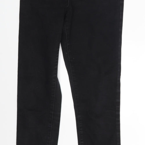 Denim Co. Womens Black  Denim Skinny Jeans Size 8 L26 in
