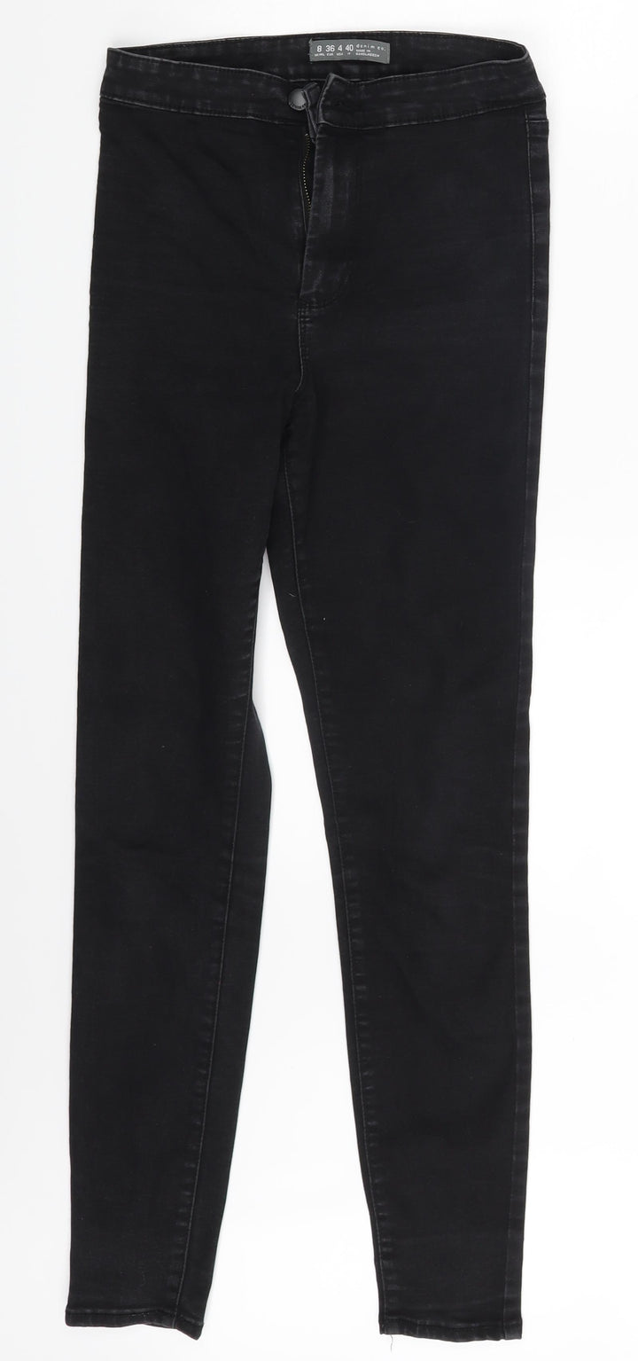 Denim Co. Womens Black Denim Skinny Jeans Size 8 L26 in