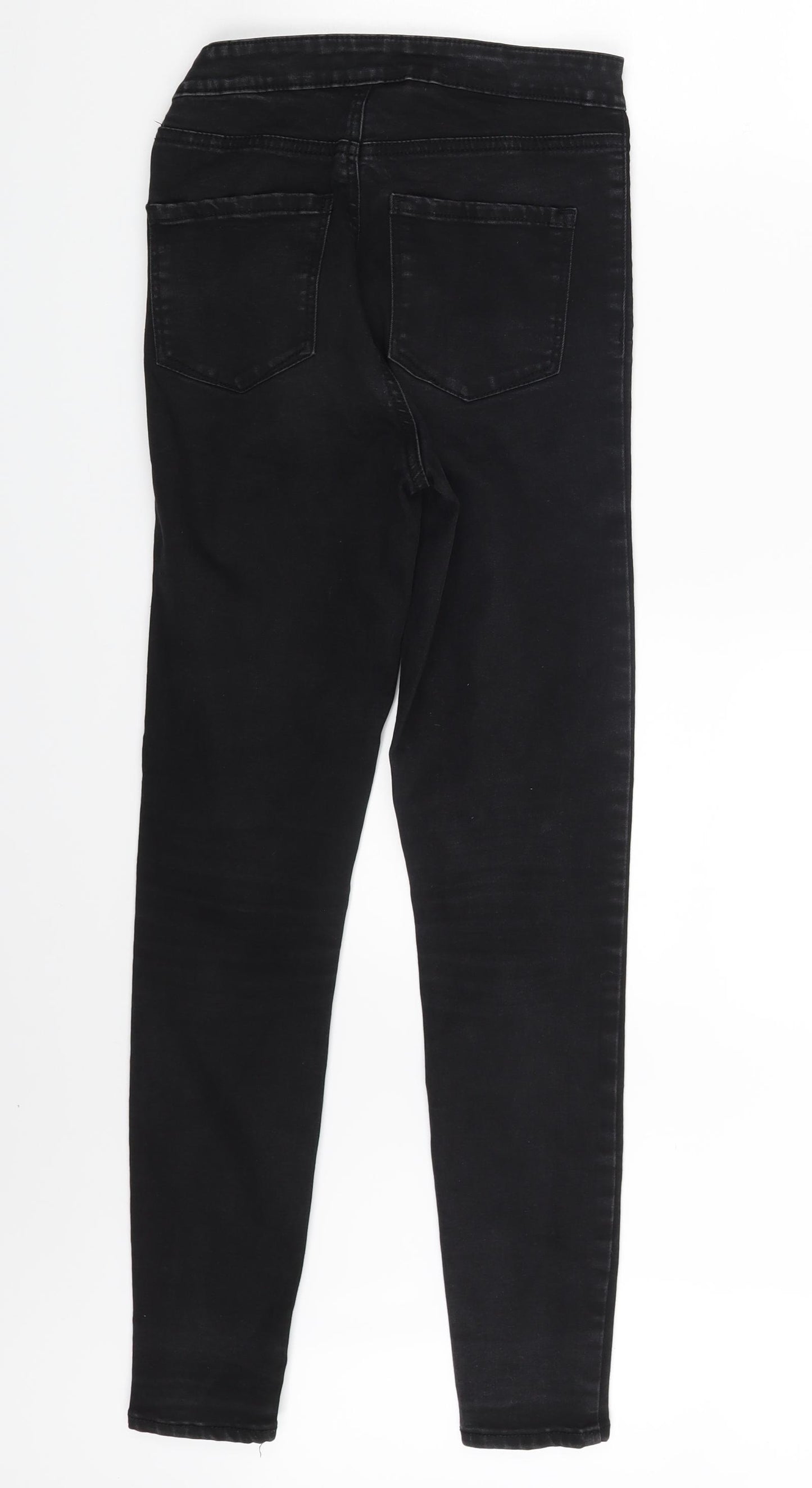 Denim Co. Womens Black  Denim Skinny Jeans Size 8 L26 in