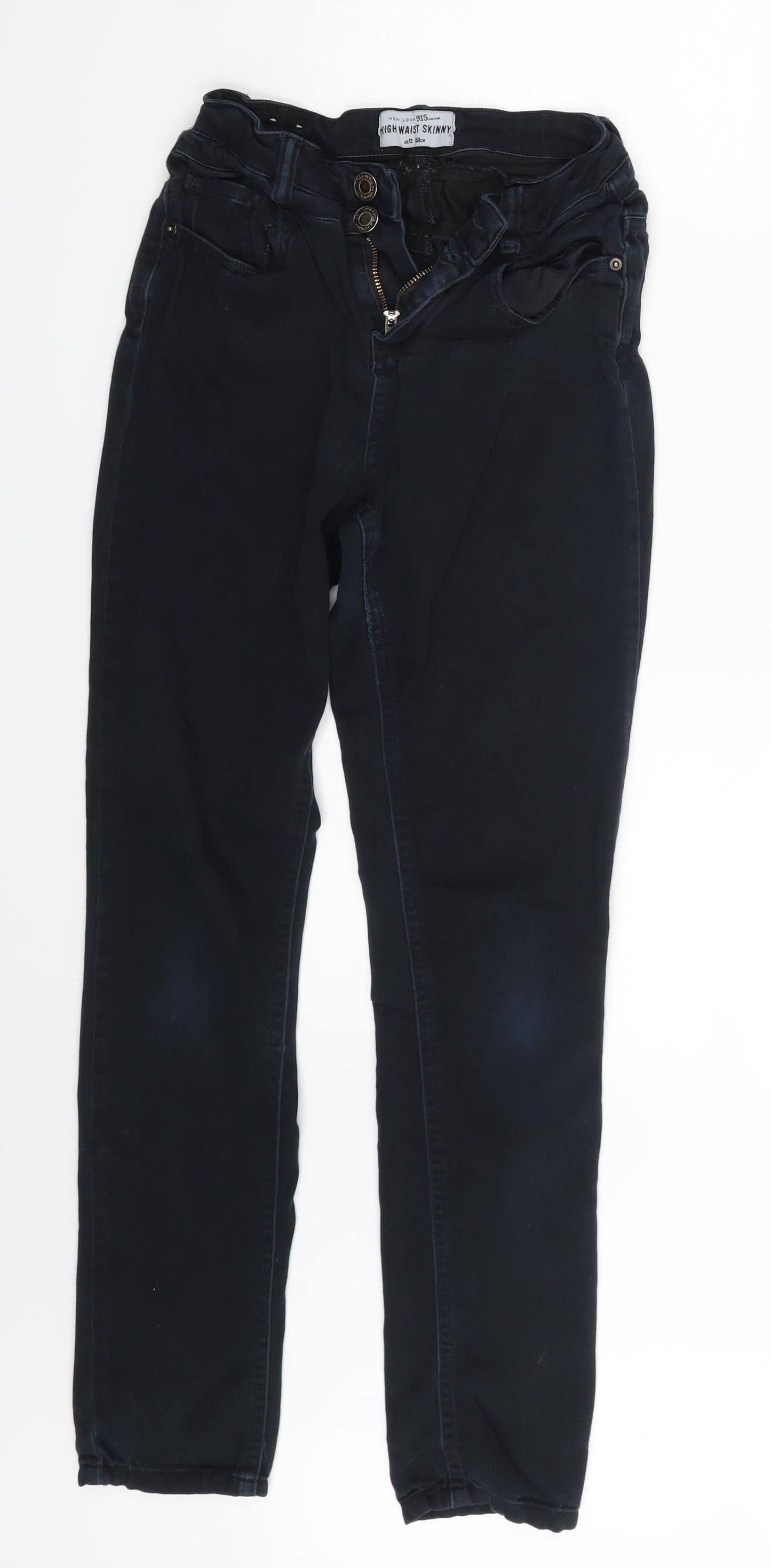 New Look Girls Black  Denim Skinny Jeans Size 13 Years