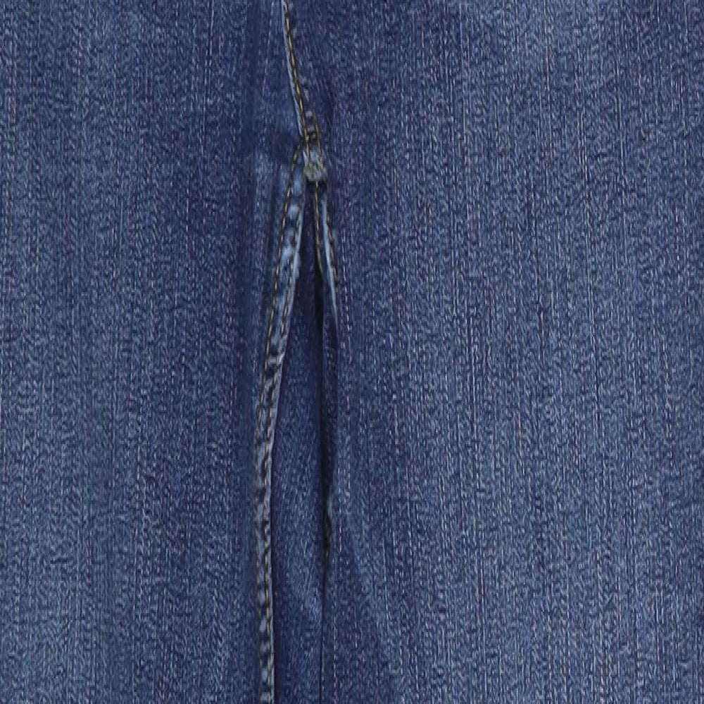 Zara Womens Blue  Denim Skinny Jeans Size 8 L25 in