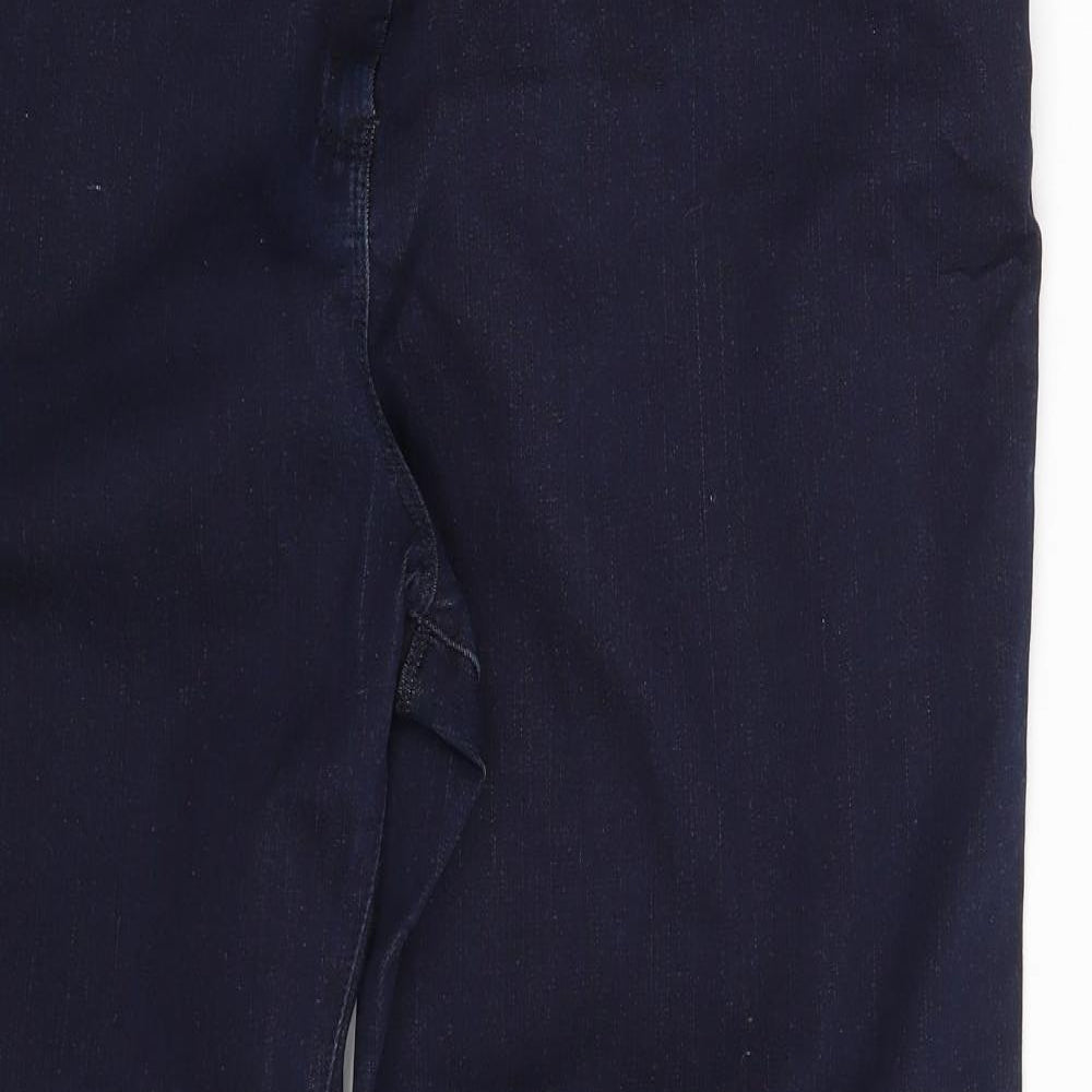 Preworn Womens Blue  Denim Straight Jeans Size 22 L28 in