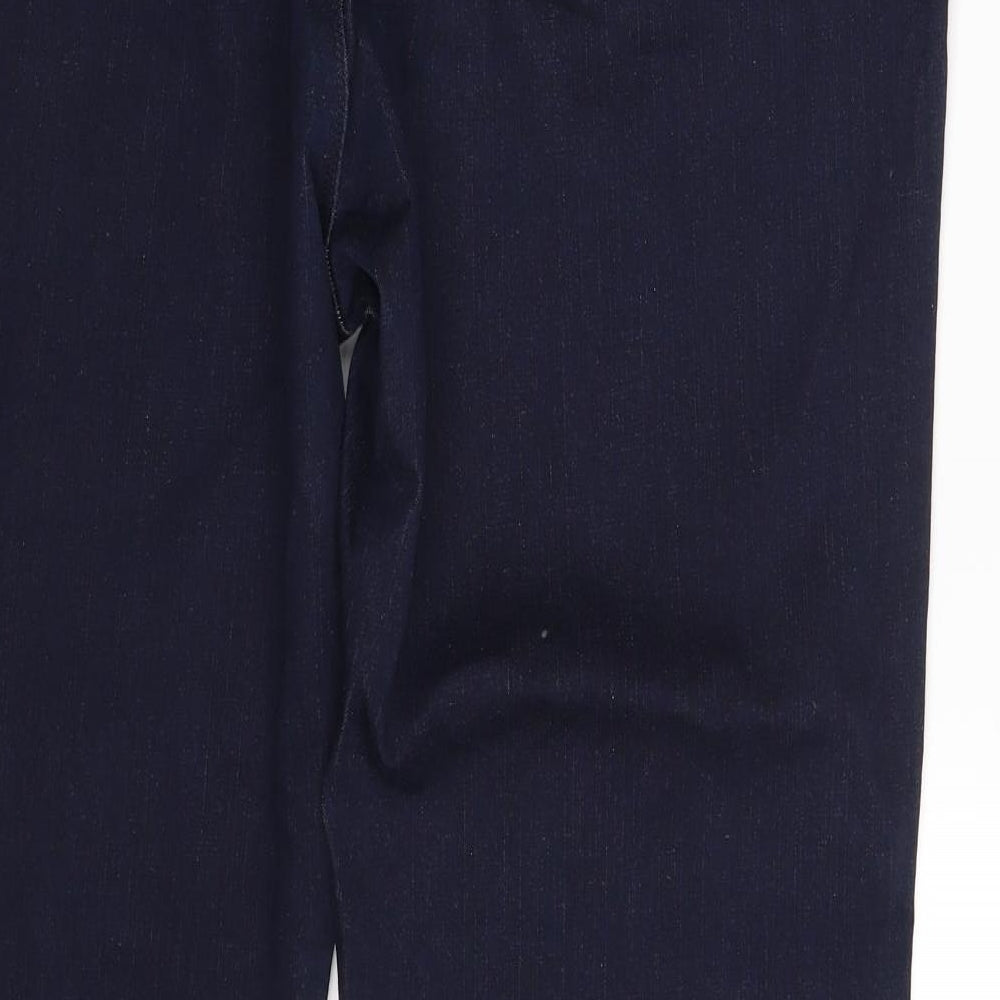 Preworn Womens Blue  Denim Straight Jeans Size 22 L28 in