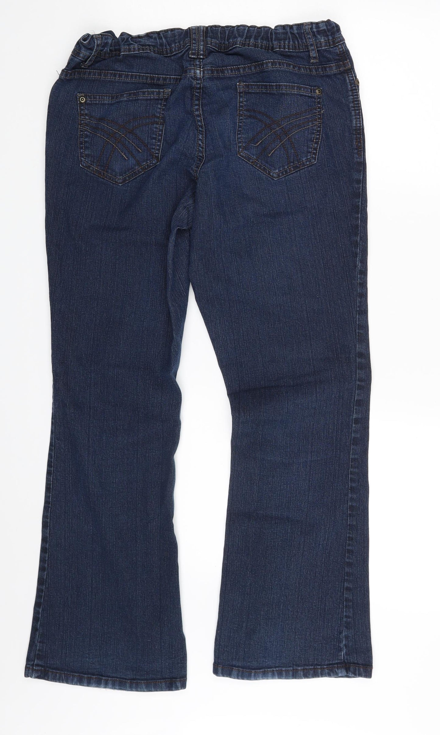 Dorothy Perkins Womens Blue  Denim Bootcut Jeans Size 12 L27 in