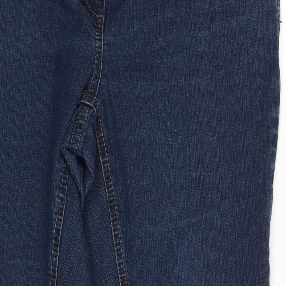 Dorothy Perkins Womens Blue  Denim Bootcut Jeans Size 12 L27 in