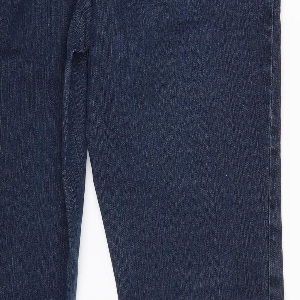 Dorothy Perkins Womens Blue  Denim Bootcut Jeans Size 12 L27 in