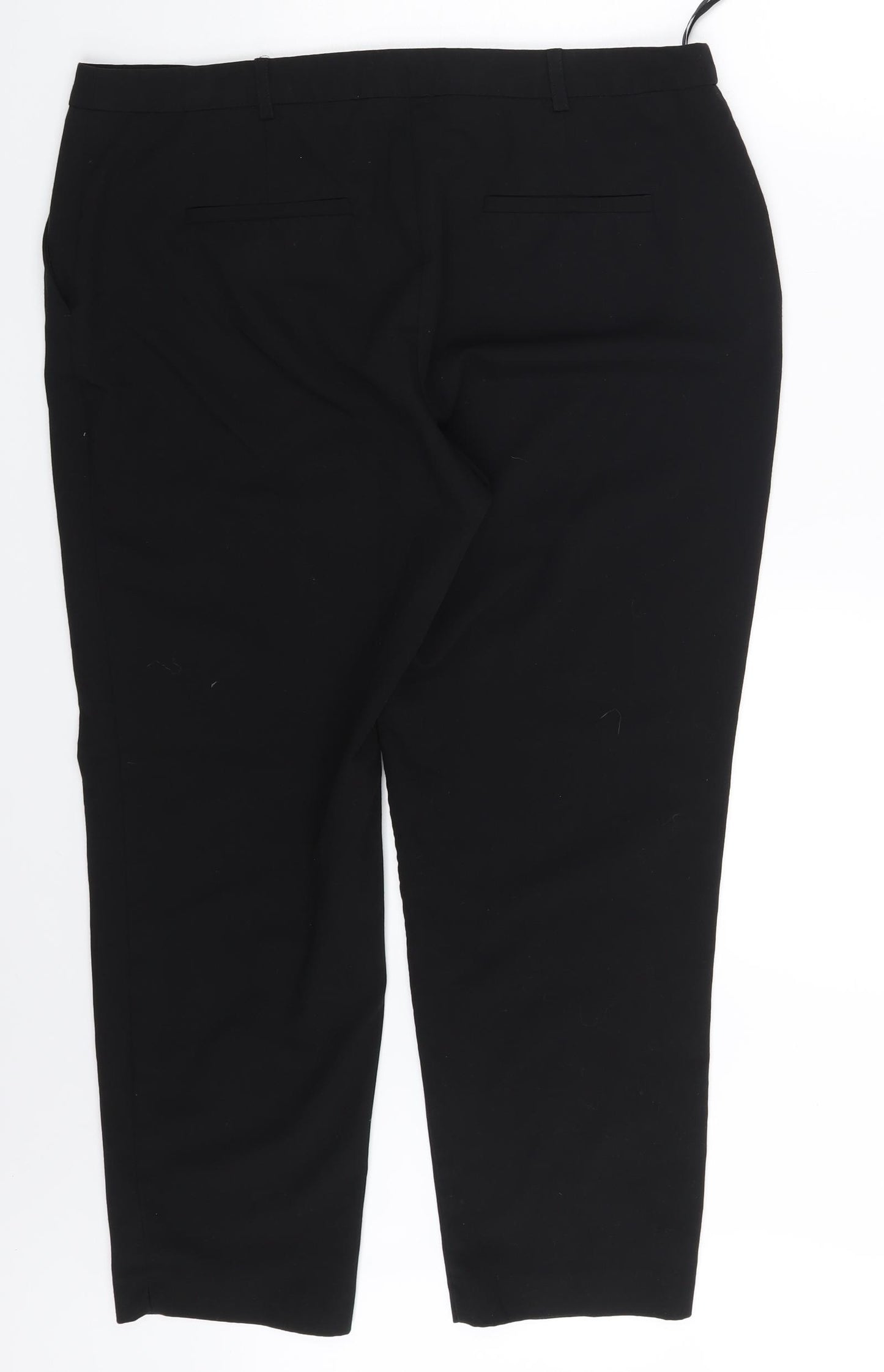 Dorothy Perkins Womens Black   Capri Trousers Size 14 L24.5 in