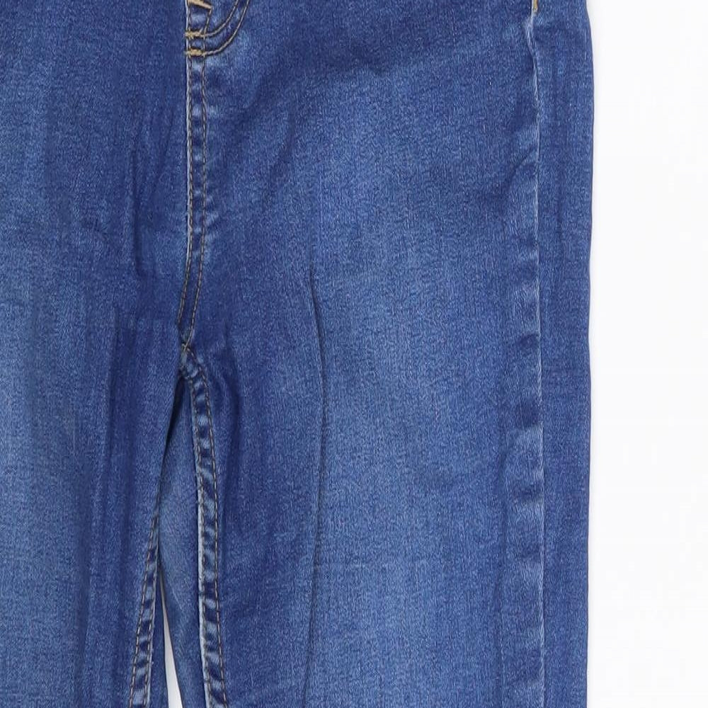 New Look Womens Blue  Denim Jegging Leggings Size 8 L24 in