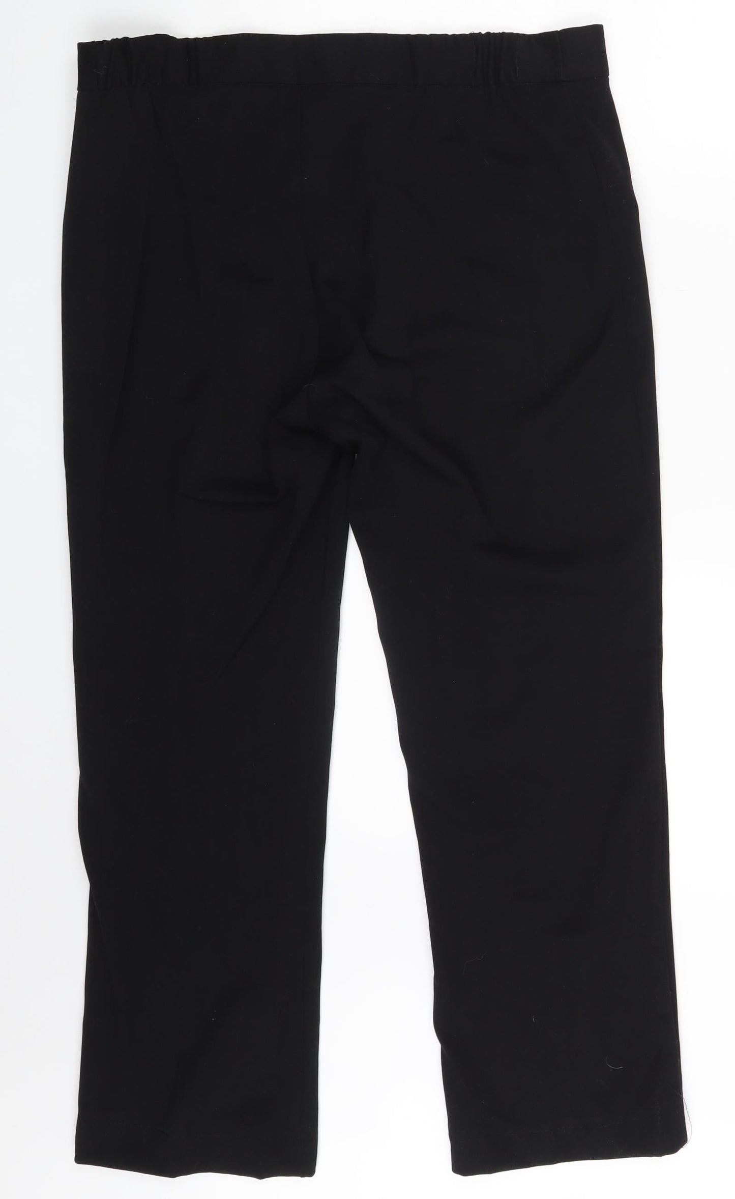 ANNA ROSE Womens Black   Trousers  Size 12 L25.5 in