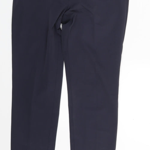 Ayhan Womens Blue   Chino Trousers Size M L25.5 in
