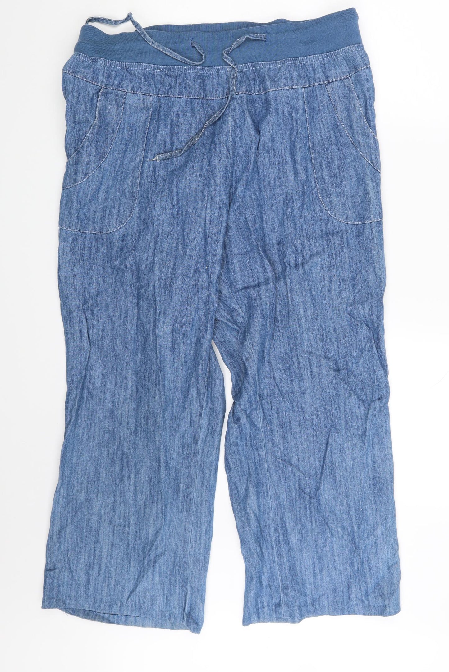 Being Casual Womens Blue   Cut-Off Shorts Size 20 - Inside Leg 22in