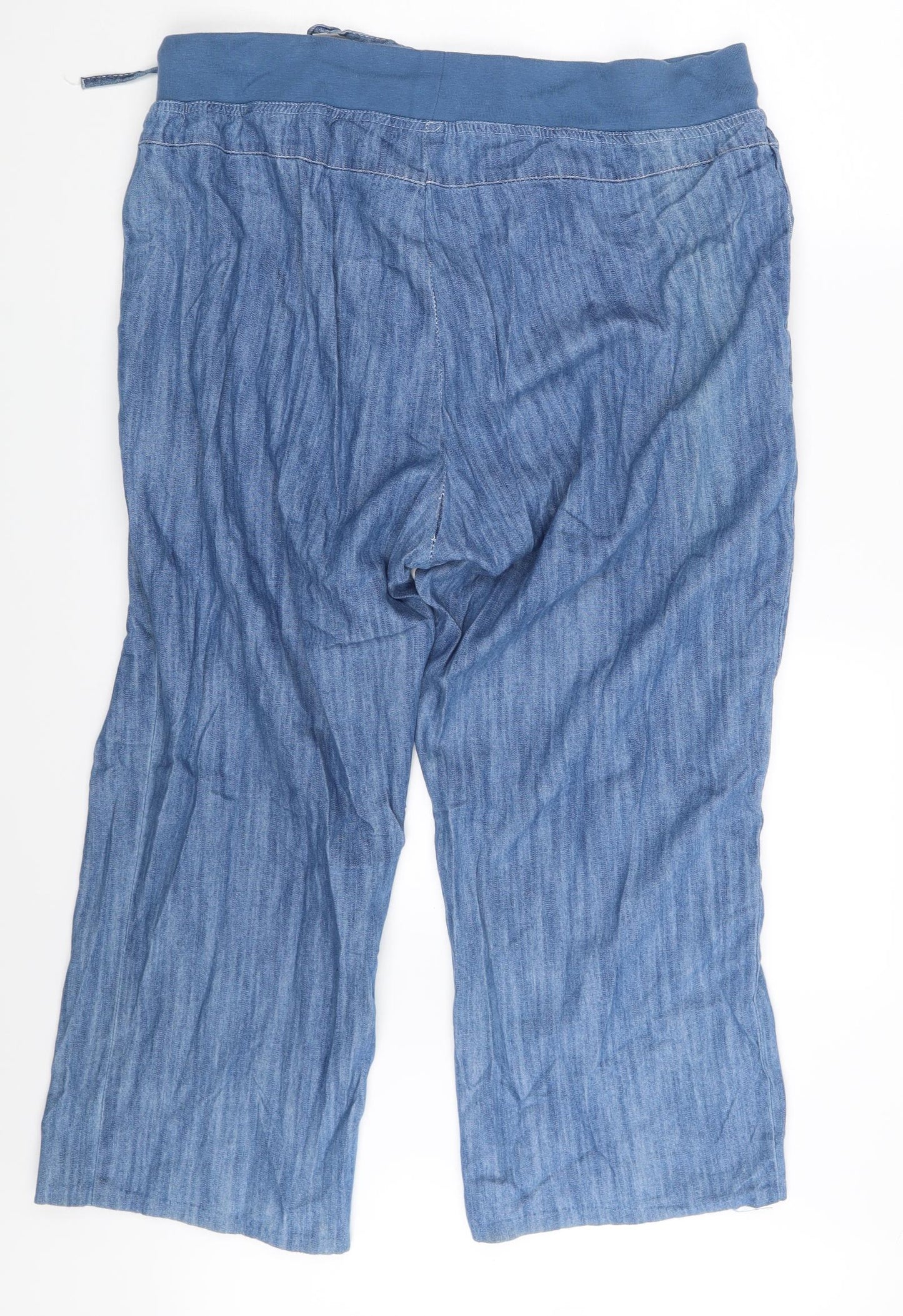Being Casual Womens Blue   Cut-Off Shorts Size 20 - Inside Leg 22in