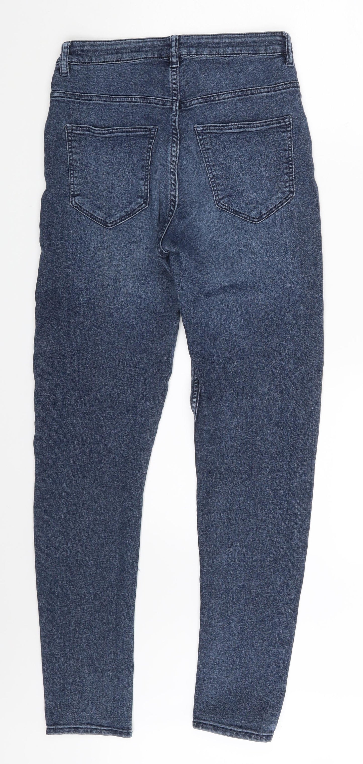 Divided Womens Blue  Denim Skinny Jeans Size 8 L27 in