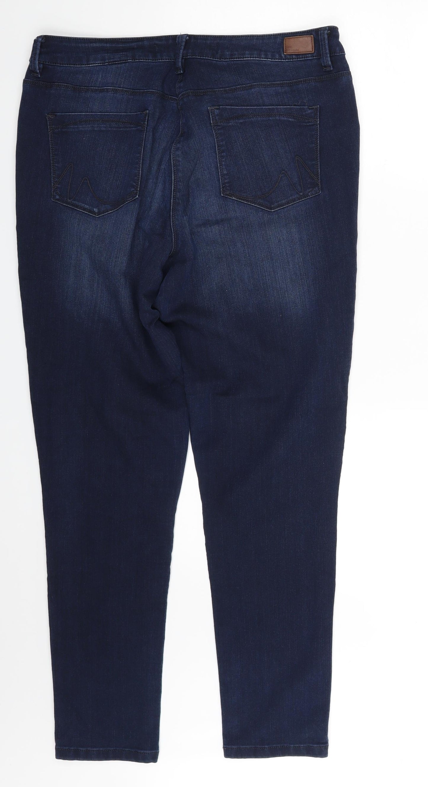 NEXT Womens Blue  Denim Skinny Jeans Size 16 L28 in