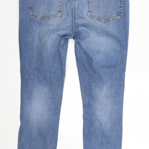 Preworn Womens Black  Denim Skinny Jeans One Size L25 in
