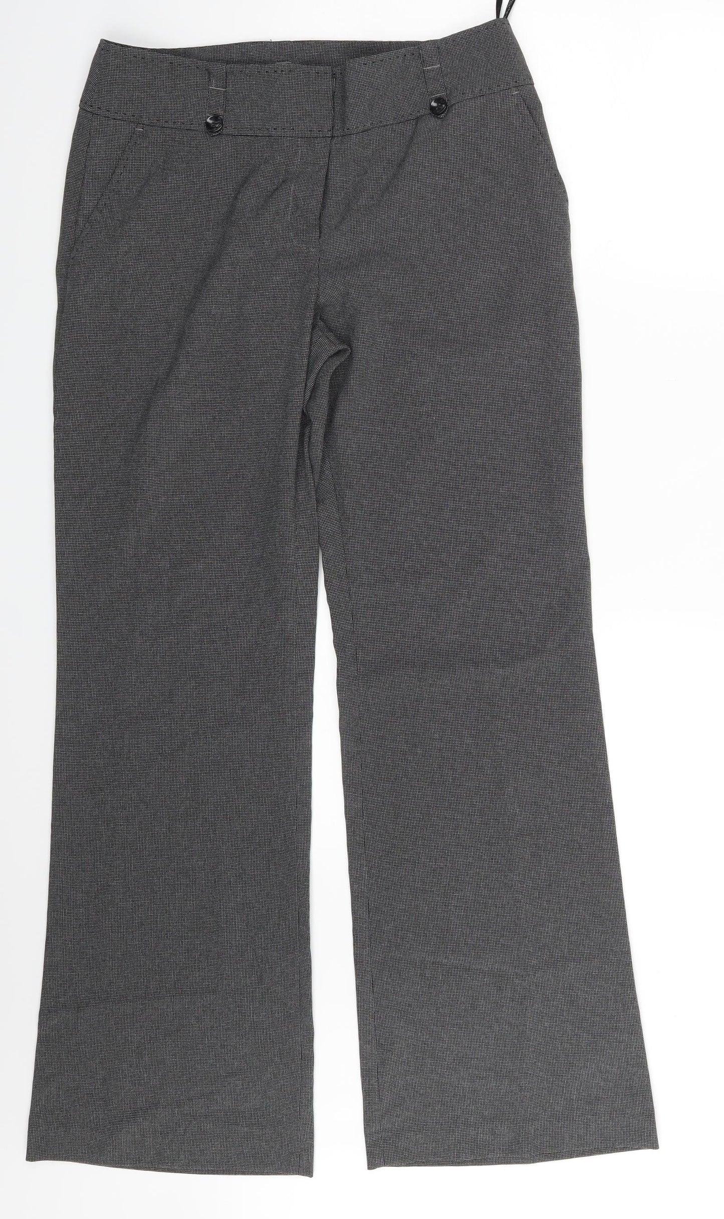 Atmosphere Womens Grey   Trousers  Size 12 L30 in