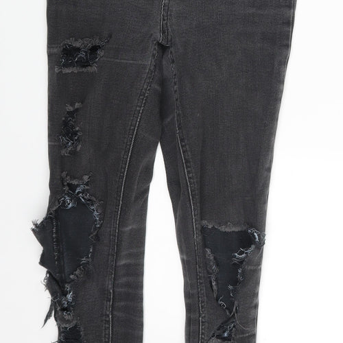 New Look Girls Grey  Denim Skinny Jeans Size 13 Years